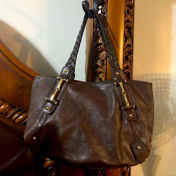 Guccissima brown leather purse. - Picture 1 of 11